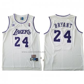 Camiseta Los Angeles Lakers Kobe Bryant #24 Blanco