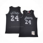 Camiseta Los Angeles Lakers Kobe Bryant #24 Swingman Mitchell & Ness 1996-97 Negro