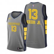 Camiseta Memphis Grizzlies Jaren Jackson Jr. #13 Ciudad Edition Gris