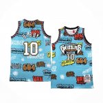 Camiseta Memphis Grizzlies Mike Bibby #10 Mitchell & Ness 1998-99 Azul