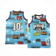 Camiseta Memphis Grizzlies Mike Bibby #10 Mitchell & Ness 1998-99 Azul