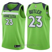 Camiseta Minnesota Timberwolves Jimmy Butler #23 Statement 2017-18 Verde