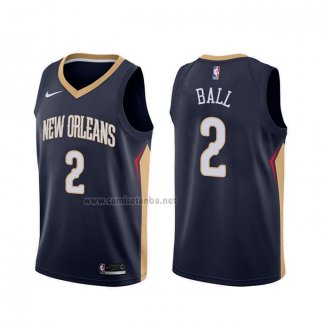 Camiseta New Orleans Pelicans Lonzo Ball #2 Icon Azul