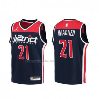 Camiseta Nino Washington Wizards Moritz Wagner #21 Association 2020-21 Azul