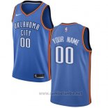 Camiseta Oklahoma City Thunder Personalizada 17-18 Azul