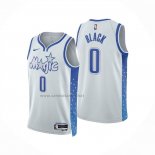 Camiseta Orlando Magic Anthony Black NO 0 Ciudad 2025-26 Blanco