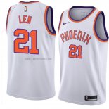 Camiseta Phoenix Suns Alex Len #21 Hardwood Classic 2018 Blanco