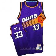 Camiseta Phoenix Suns Grant Hill #33 Retro Violeta
