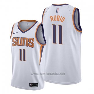 Camiseta Phoenix Suns Ricky Rubio #11 Association Blanco