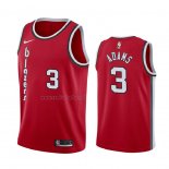 Camiseta Portland Trail Blazers Jaylen Adams #3 Classic 2020 Rojo