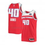 Camiseta Sacramento Kings Harrison Barnes #40 Ciudad 2019-20 Rojo