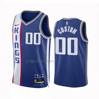 Camiseta Sacramento Kings Personalizada Ciudad 2023-24 Azul