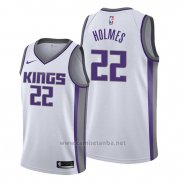 Camiseta Sacramento Kings Richaun Holmes #22 Association Blanco