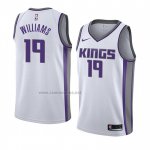 Camiseta Sacramento Kings Troy Williams #19 Association 2018 Blanco