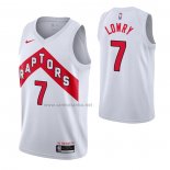 Camiseta Toronto Raptors Kyle Lowry #7 Association 2020-21 Blanco