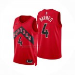 Camiseta Toronto Raptors Scottie Barnes NO 4 Icon 2024-25 Rojo
