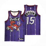 Camiseta Toronto Raptors Vince Carter #15 Classic Edition Violeta