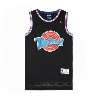 Camiseta Tune Squad Murray #22 Negro