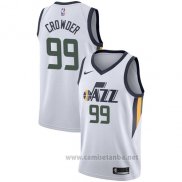 Camiseta Utah Jazz Jae Crowder #99 Association 2017-18 Blanco