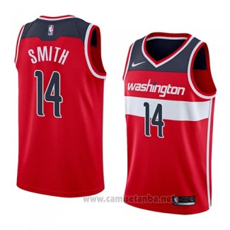 Camiseta Washington Wizards Jason Smith #14 Icon 2018 Rojo