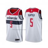 Camiseta Washington Wizards Shabazz Napier #5 Association Blanco