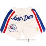 Pantalone Philadelphia 76ers Just Don Blanco