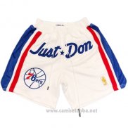 Pantalone Philadelphia 76ers Just Don Blanco