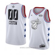 Camiseta All Star 2019 Miami Heat Personalizada Blanco