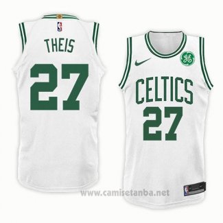 Camiseta Boston Celtics Daniel Theis #27 Association 2018 Blanco