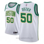 Camiseta Boston Celtics P.j. Dozier #50 Ciudad 2018-19 Blanco