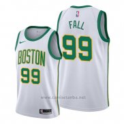 Camiseta Boston Celtics Tacko Fall #99 Ciudad 2019-20 Blanco