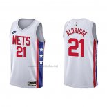 Camiseta Brooklyn Nets LaMarcus Aldridge #21 Classic 2022-23 Blanco