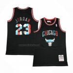 Camiseta Chicago Bulls Michael Jordan #23 Mitchell & Ness 1997-98 Negro2