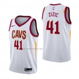 Camiseta Cleveland Cavaliers Ante Zizic #41 Association Blanco