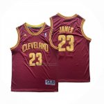 Camiseta Cleveland Cavaliers LeBron James NO 23 Rojo  Camiseta Cleveland Cavaliers LeBron James NO 23 Rojo
