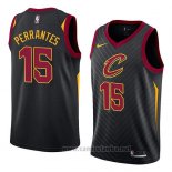 Camiseta Cleveland Cavaliers London Perrantes #15 Statement 2018 Negro