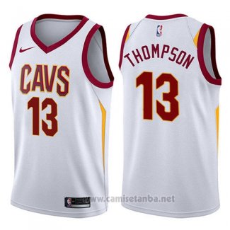 Camiseta Cleveland Cavaliers Tristan Thompson #13 Swingman Association 2017-18 Blanco