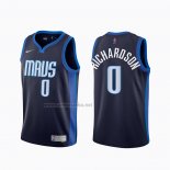 Camiseta Dallas Mavericks Josh Richardson #0 Earned 2020-21 Azul