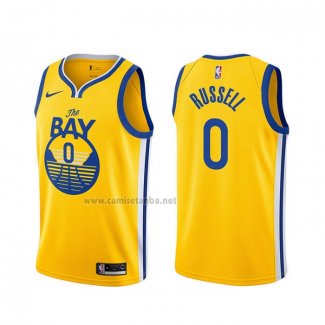 Camiseta Golden State Warriors D'angelo Russell #1 Statement 2019-20 Oro