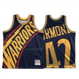 Camiseta Golden State Warriors Nathaniel Thurmond #42 Mitchell & Ness Big Face Azul