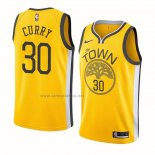 Camiseta Golden State Warriors Stephen Curry #30 Earned Amarillo