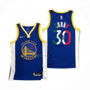 Camiseta Golden State Warriors Stephen Curry #30 Icon Royal Special Mexico Edition Azul