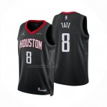 Camiseta Houston Rockets Jae'Sean Tate NO 8 Statement 2025-26 Negro