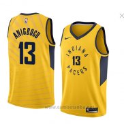 Camiseta Indiana Pacers Ike Anigbogu #13 Statement 2018 Amarillo