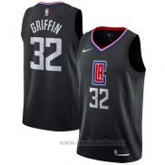 Camiseta Los Angeles Clippers Blake Griffin #32 Statement 2017-18 Negro