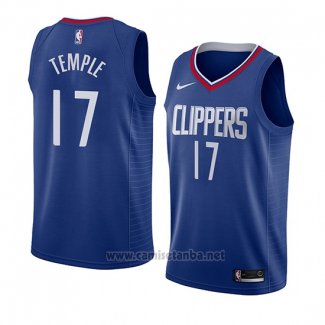 Camiseta Los Angeles Clippers Garrett Temple #17 Icon 2018 Azul