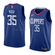 Camiseta Los Angeles Clippers Willie Reed #35 Icon 2018 Azul