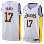 Camiseta Los Angeles Lakers Isaac Bonga #17 Association 2018 Blanco
