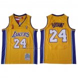 Camiseta Los Angeles Lakers Kobe Bryant #24 2009 Finals Amarillo