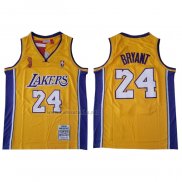 Camiseta Los Angeles Lakers Kobe Bryant #24 2009 Finals Amarillo